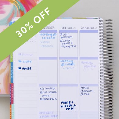 30% off Coiled LifePlanners. Click to shop now.