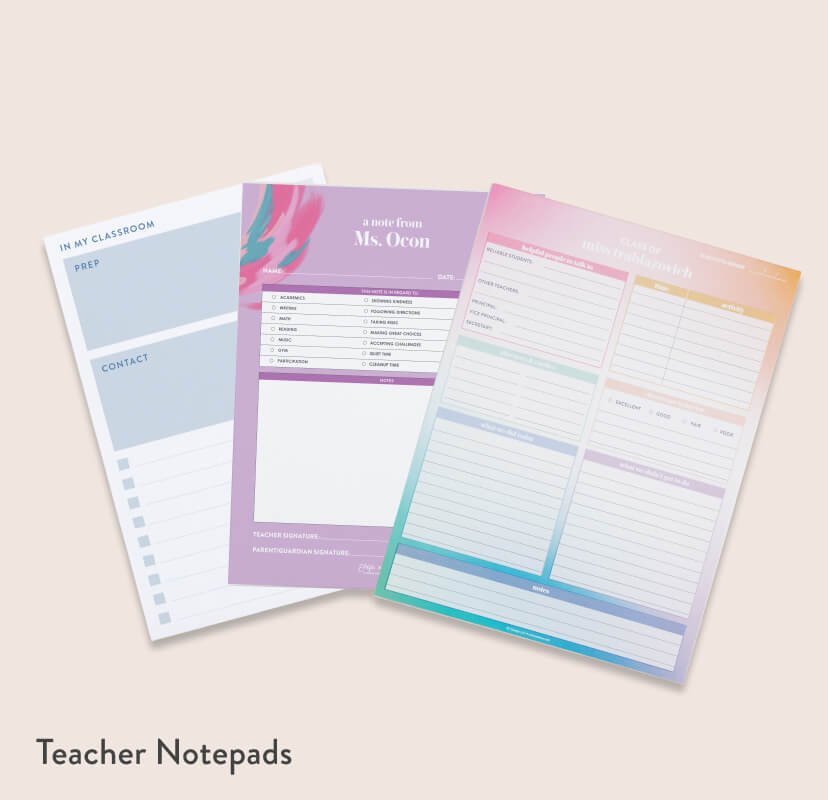 Teacher Notepads