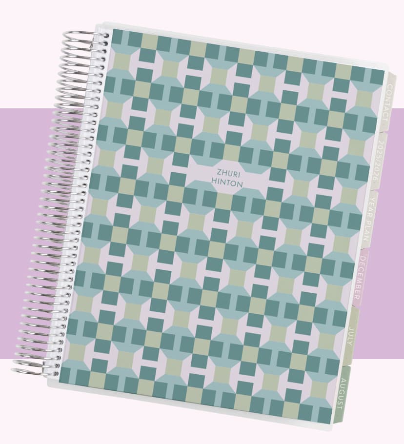 Teacher Lesson Planner featuring Book of wisdom cover design.
