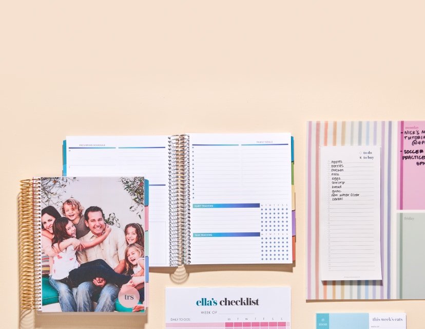 family organization tools and planners.