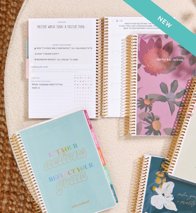 Vision board essential planners. Click to shop now.