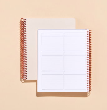 Vegan Leather Notebooks. Click to shop now.