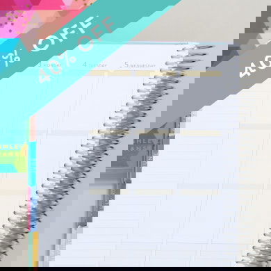 coiled weekly lifeplanner. Click to shop now.