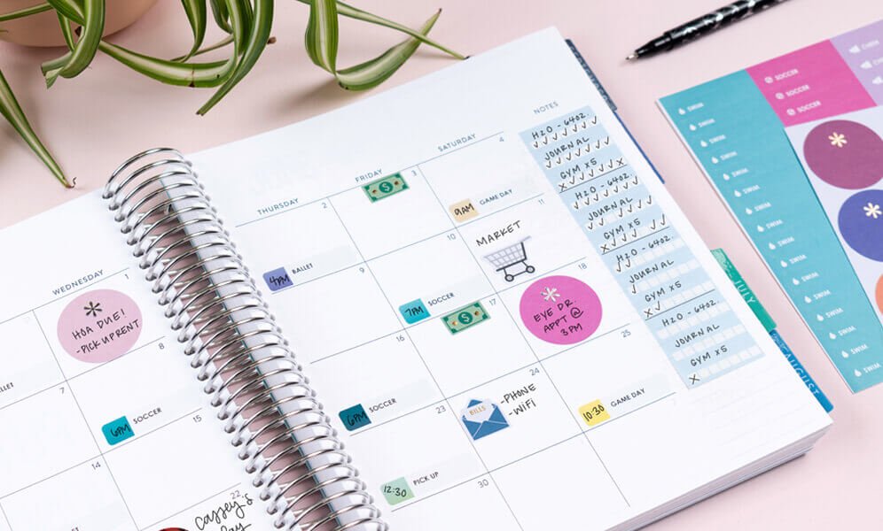 How To Use Stickers In Your Planner