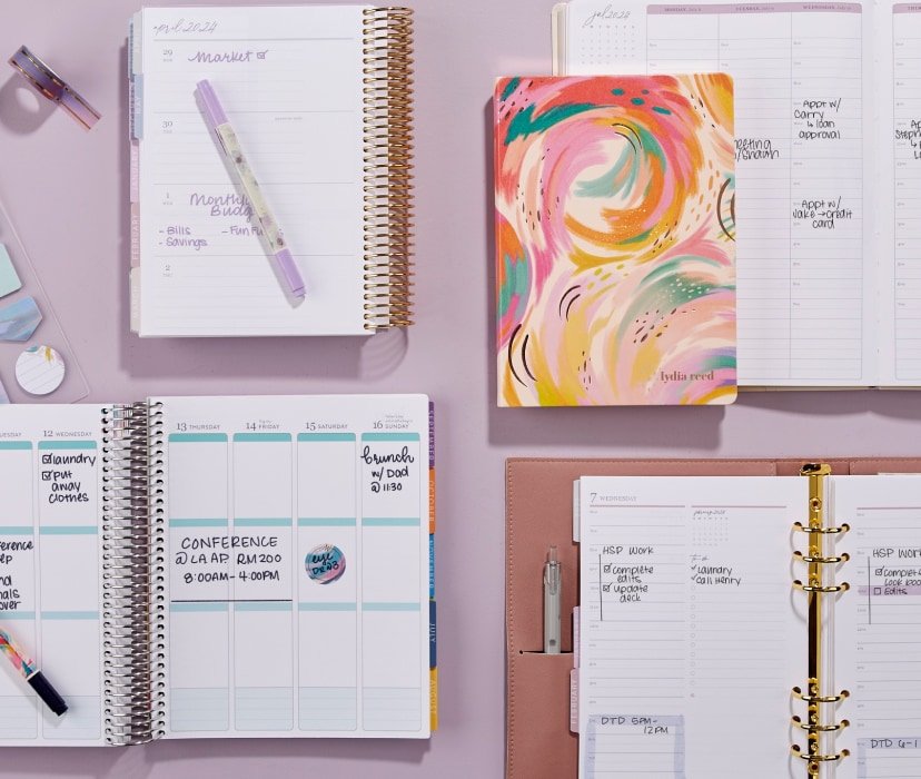 Quartz Grid A5 Focused Weekly Planner Ring Agenda by Erin Condren | 2023