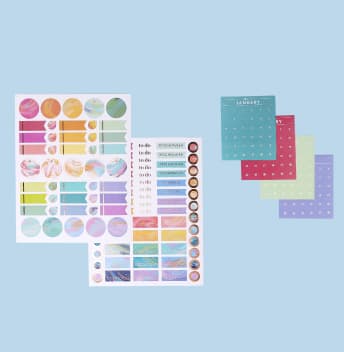 Sticker packs. Click to shop now.