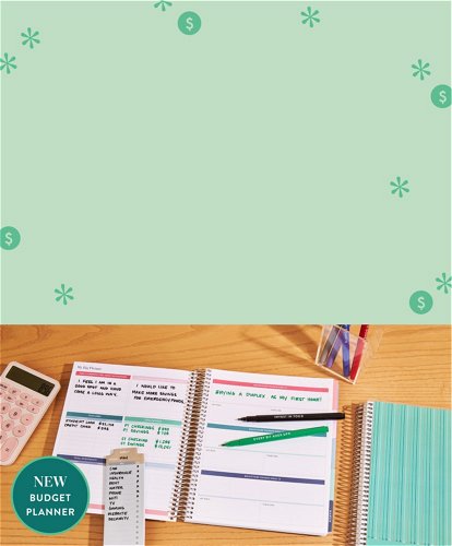 view of New Budget Planner. Click to shop now.