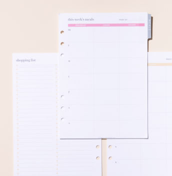 A5 Specialty Planners & Inserts. Click to shop now.