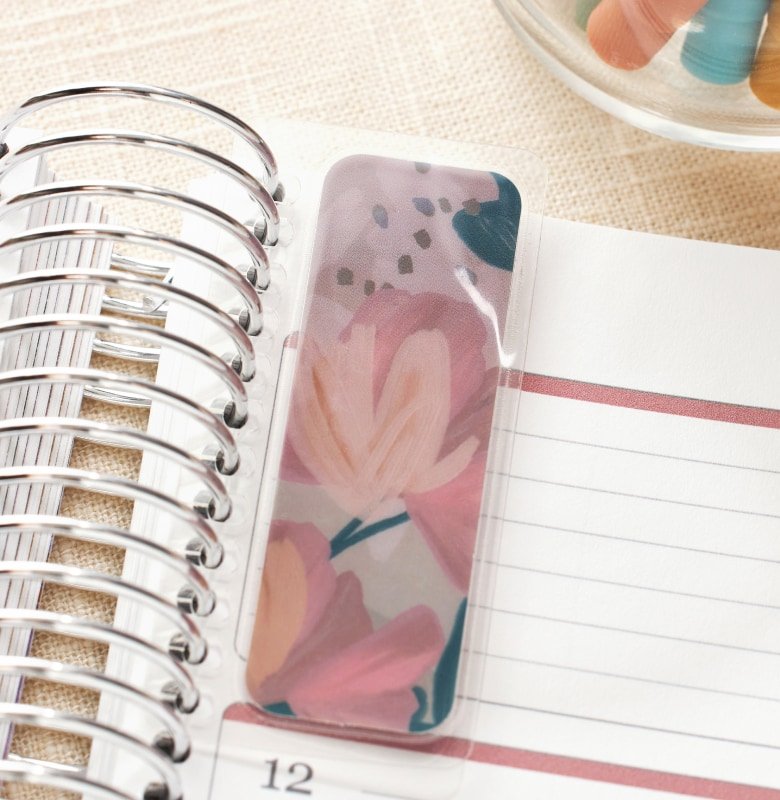 Bold Blooms bookmark
