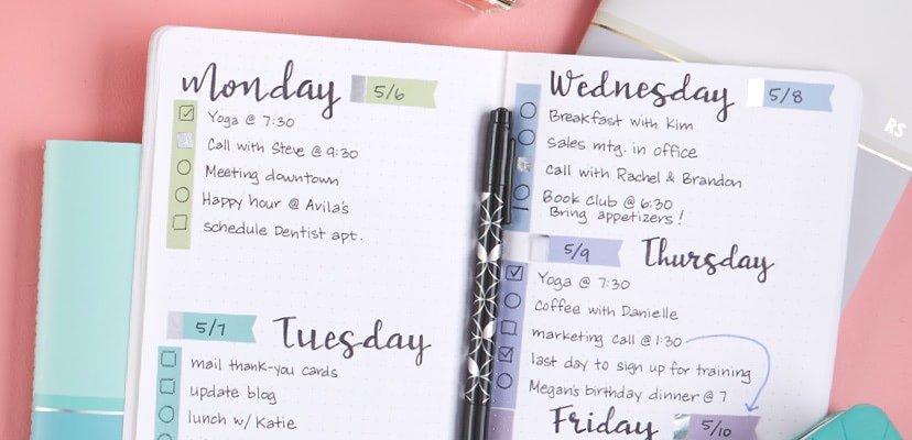 Five Ways to Use a Dot Grid Journal