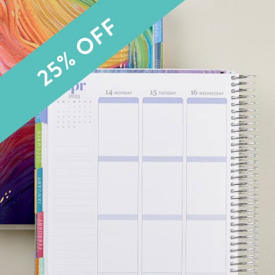 25% Off Weekly LifePlanners. Click to shop now.