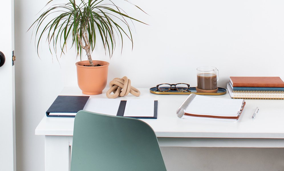 WFH Sitting Desk With Footrest, Home Office Desk