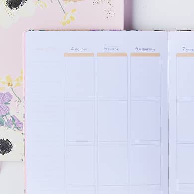 softbound lifeplanner featuring vertical layout, click to shop now.