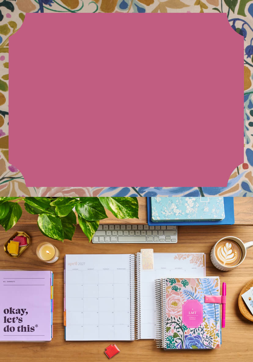 Calendar Meets Notebook! Click to shop monthly planner!