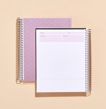 Meeting Notebooks. Click to shop.