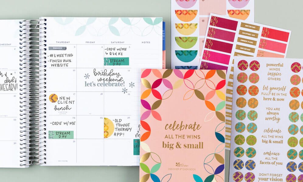 Customizable Color Yourself Value Pack Stickers for Planners and