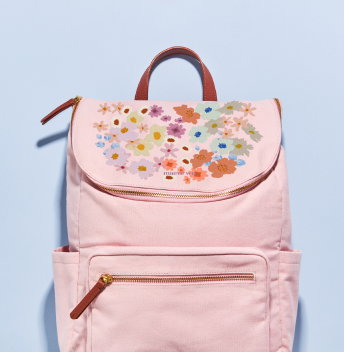 Backpacks and pouches. Click to shop.