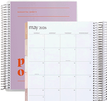Simplify your schedule Monthly Planner