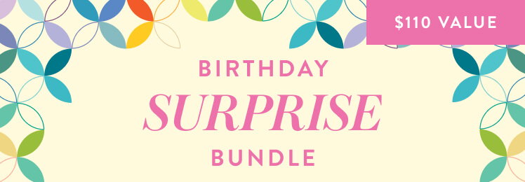  $110 VALUE BIRTHDAY SURPRISE
BUNDLE! EC Birthday Bundle! Click to shop now!