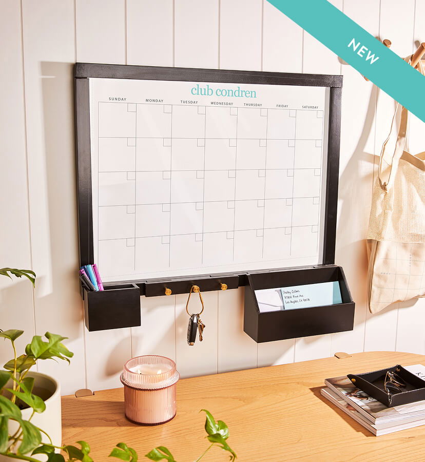 NEW Wall Organization! A photo of the NEW Wall Organization Center hanging in a beautiful home. Click to shop now.