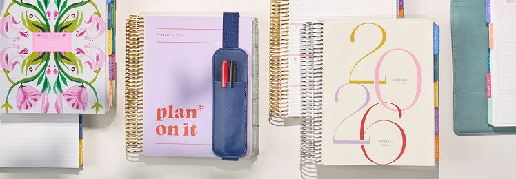 50% off dated planners. Click to shop now!