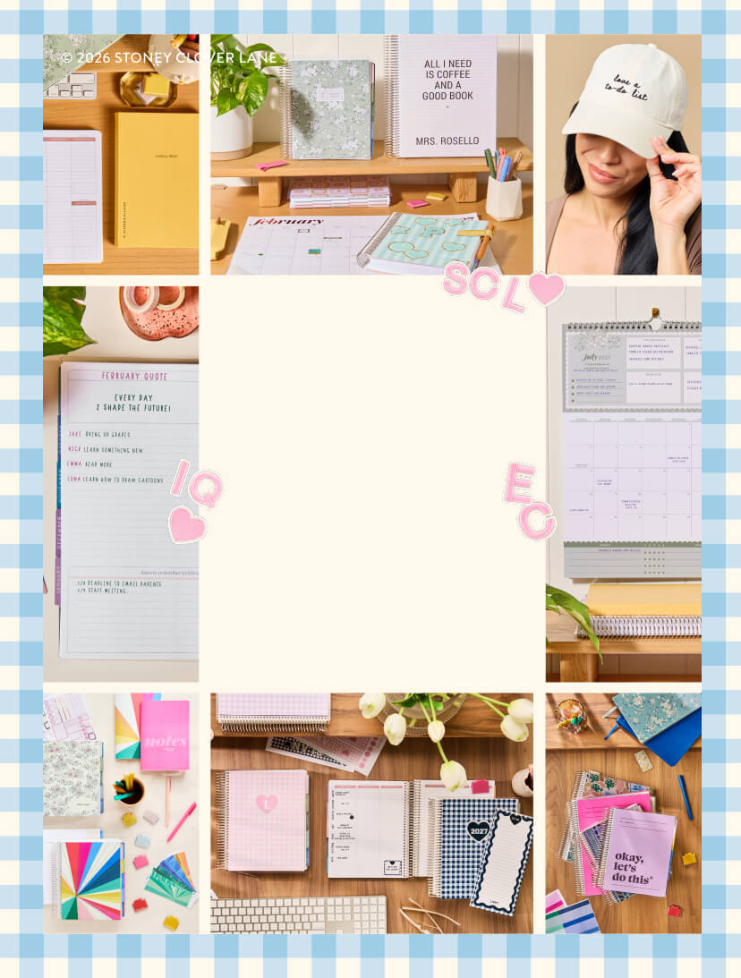 Back to school planners, notebooks & accessories! Click to shop now!