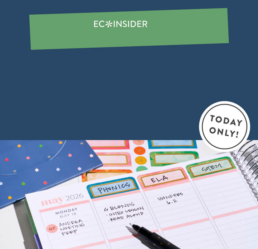 EC Insider Exclusive Early Access. 15% OFF the new teacher lesson planner collection.