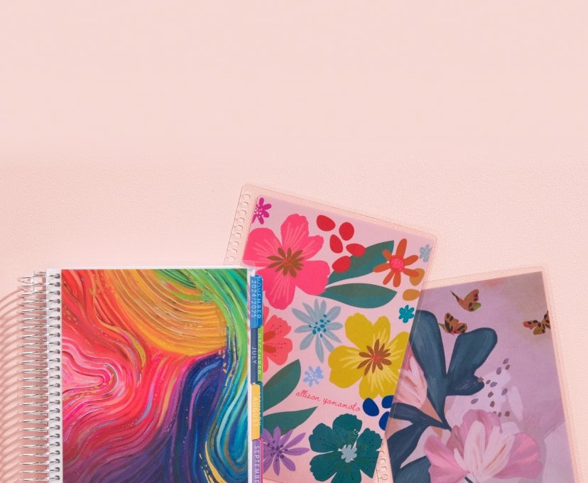 A5 Planner with different cover designs