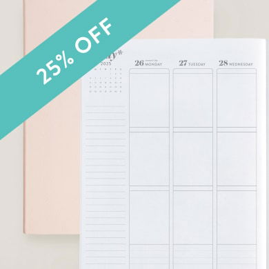 25% Off Softbound LifePlanner. Click to shop now.