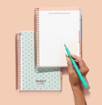 Budget Planners. Click to shop now.