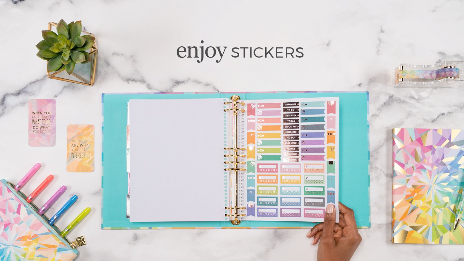 How To Use Stickers in the LifePlanner™ Binder