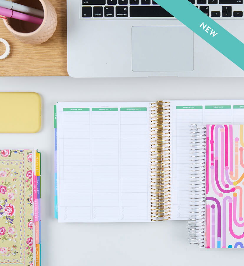 Assortment of Academic Planners and NEW cover designs. Click to shop now.