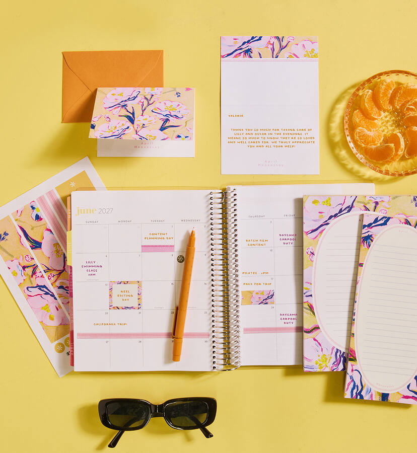 Fun & fresh designs for summer planning. Click to shop now.