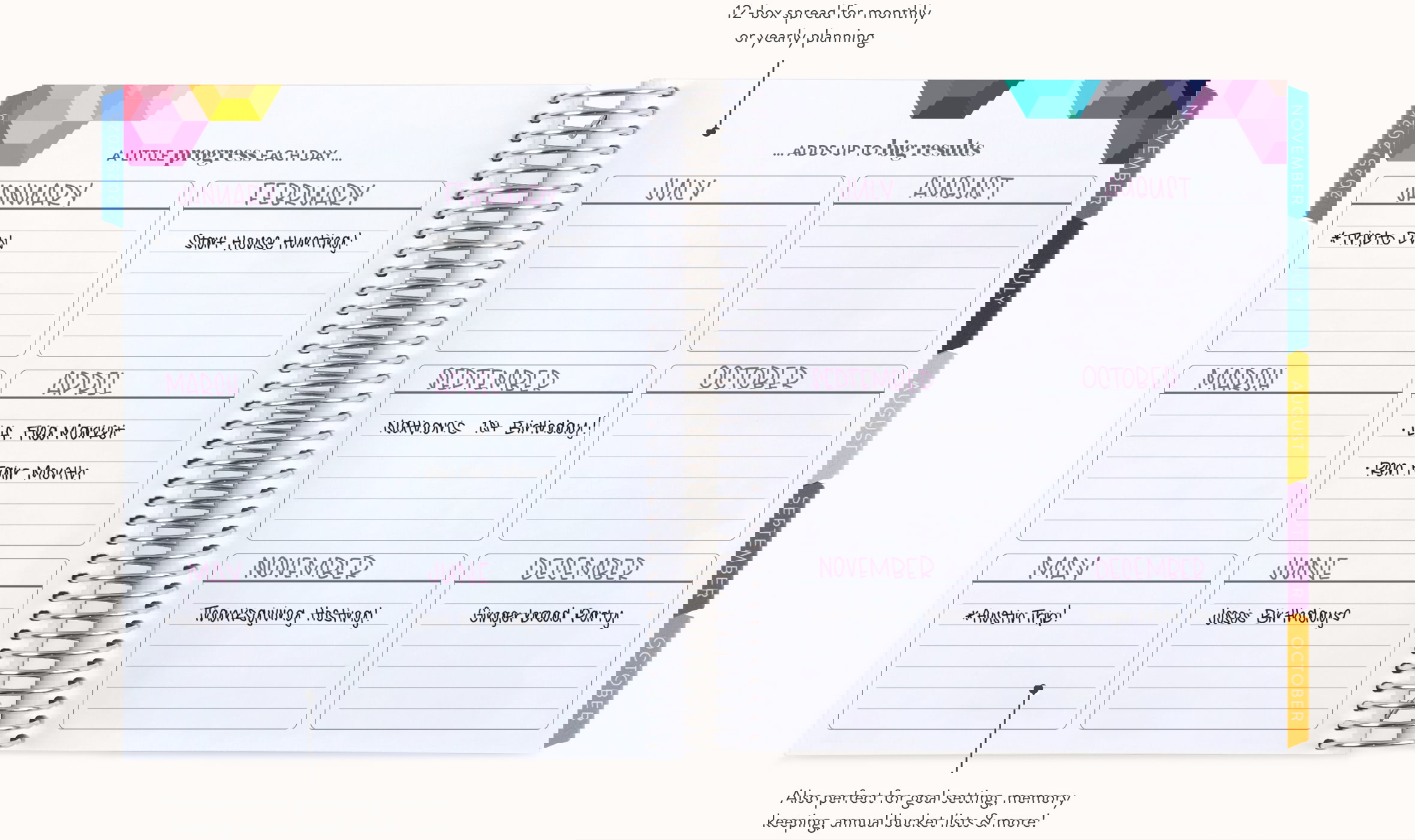 Peacock Softbound Teacher Lesson Planner