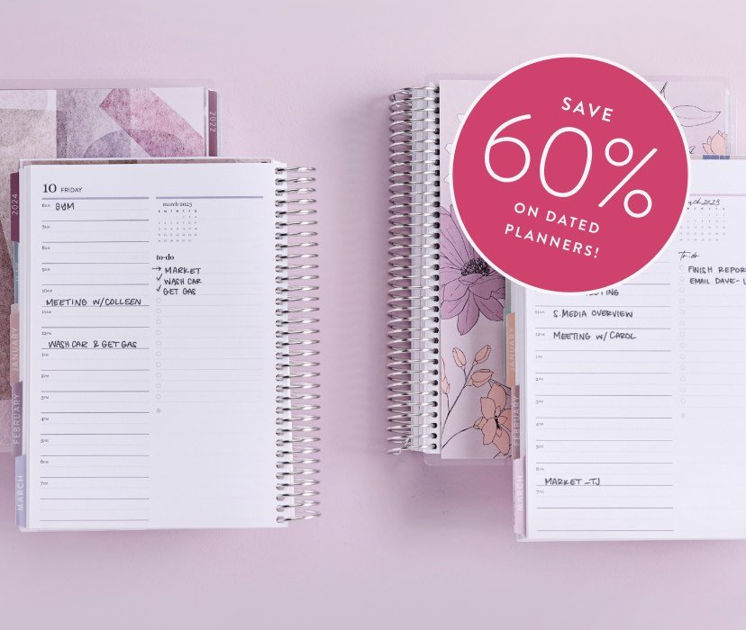 Save 60% on dated LifePlanners!