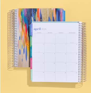 Monthly planners. click to shop