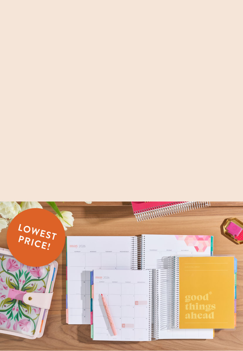 50% off 2026 dated planners