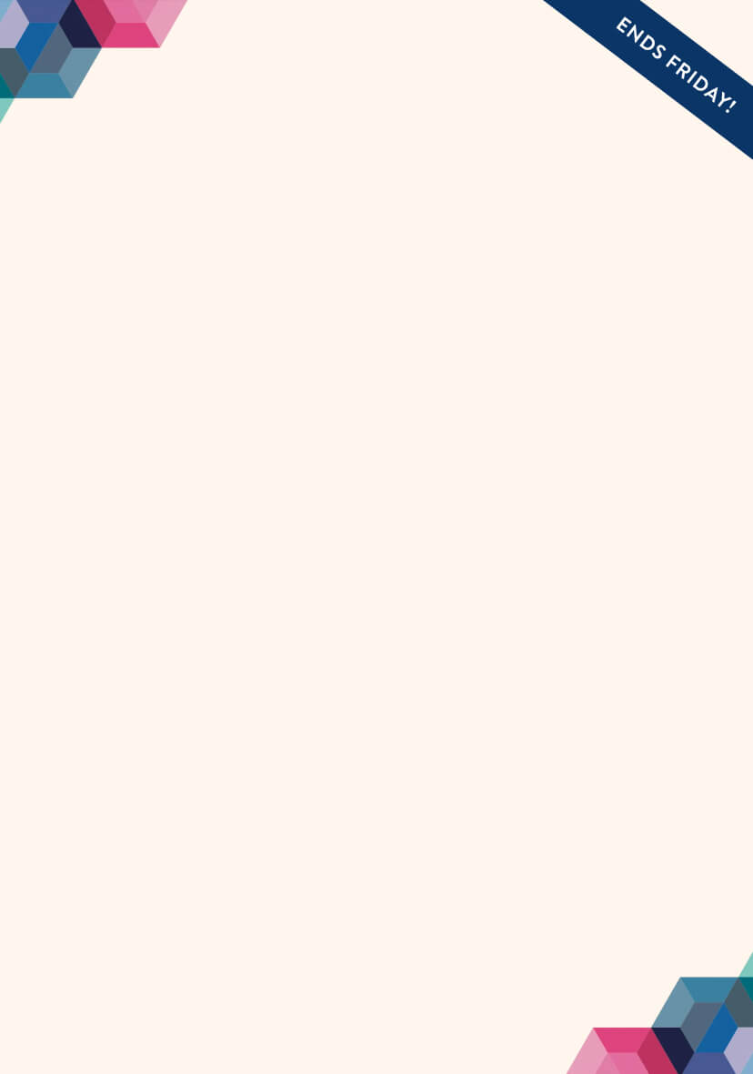 NEW Spring Seasonal Bundles. $56.25 value. Grid of Notebook and accessories on a desk . Click to shop now.