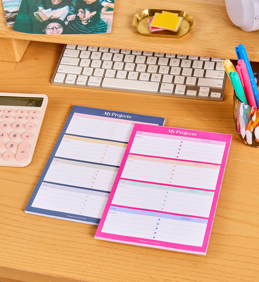 Pretty + Productive Notepads & Deskpads! Click to shop now.