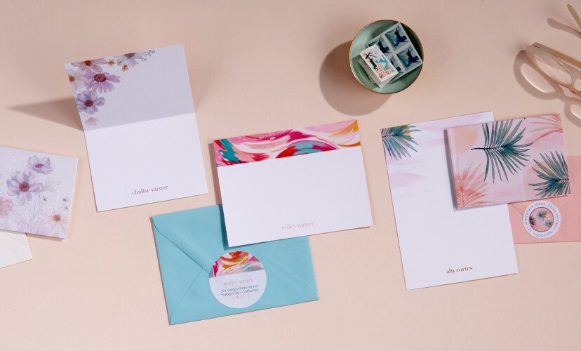 Personalized Note Cards & Stationery