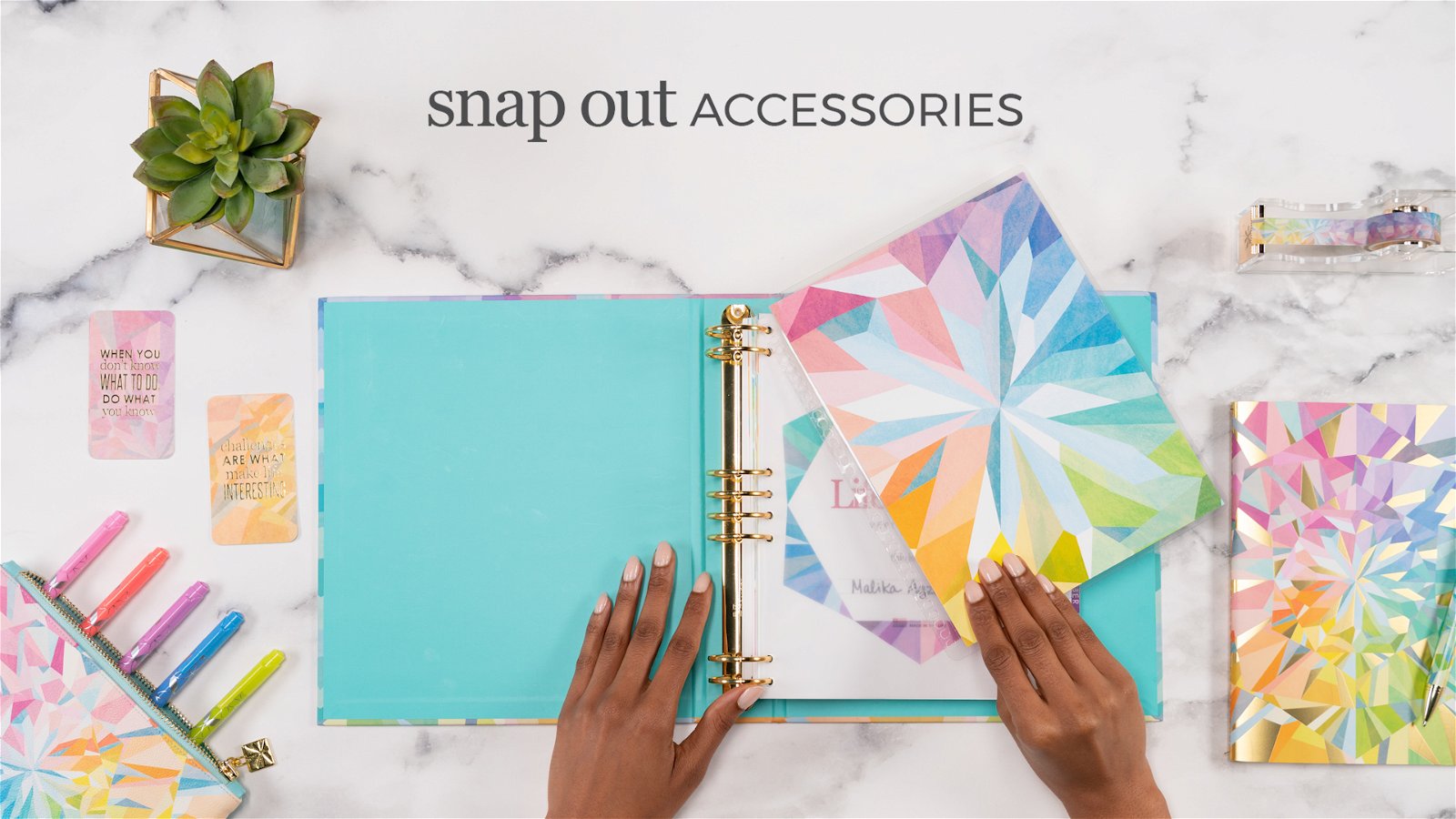 How To Use Snap-Out Accessories in the LifePlanner™ Binder 