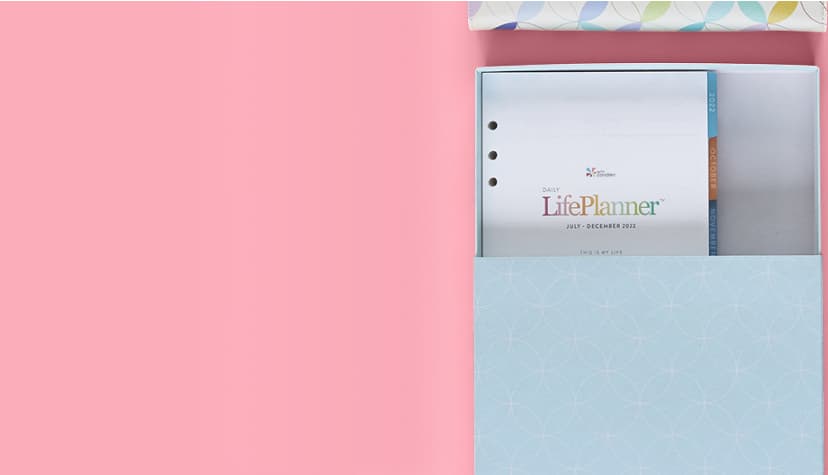  Planner storage box featuring planner inserts inside. Click to shop our products.