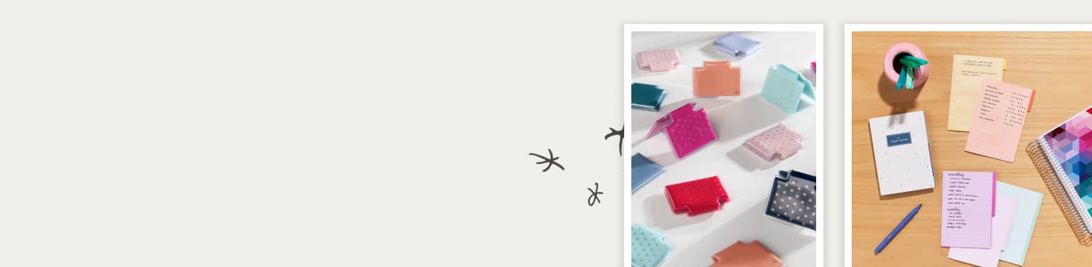 Two polaroid images of assorted best selling accessories.