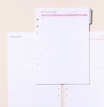 A5 Specialty Planners & Inserts