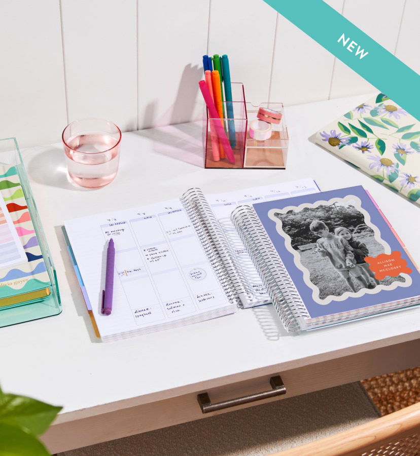 New Undated Planners. Click to shop now.