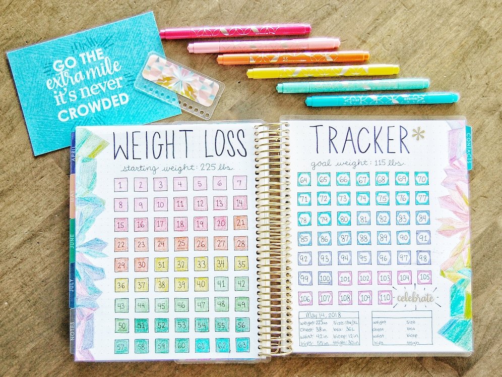 How To Create a Weight-Loss Tracker That Works | Erin Condren