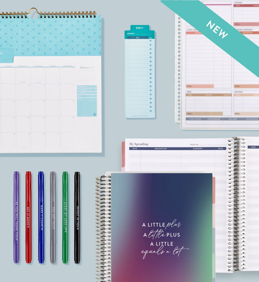 New Budgeting Planners and Accessories. Click to shop now.