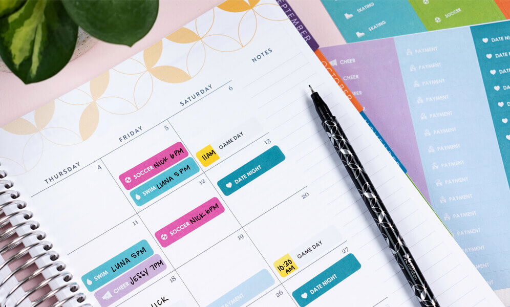 Custom Daily Productivity Stickers by Erin Condren